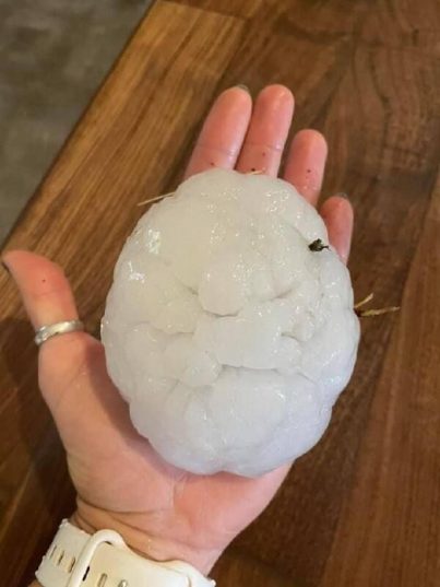 Сильный град с торнадо в Техасе и во Флориде, США