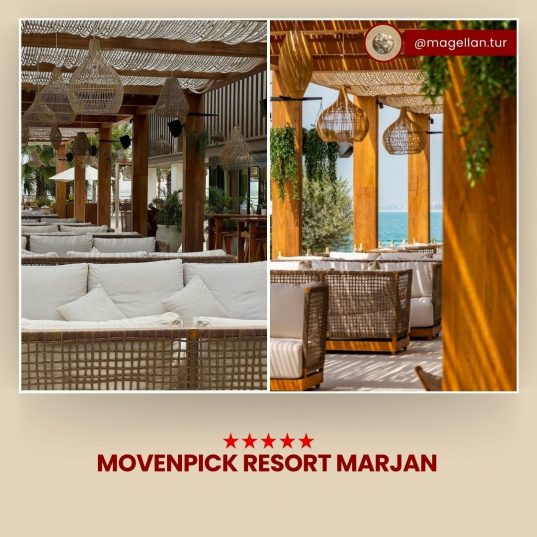 Aceleași Emirate doar că fără zgârie-nori 😍✅MOVENPICK RESORT MARJAN 5*