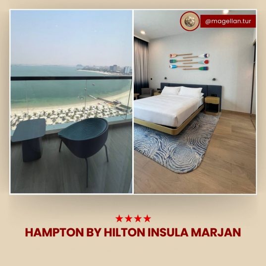 ⭐️HAMPTON BY HILTON INSULA MARJAN 4*Super oferta intr-un hotel nou pe prima linie in Emirate 😍